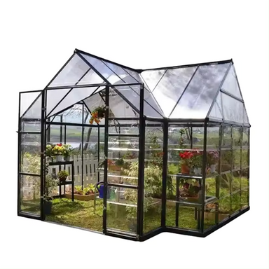Enjoy a spacious and reliable garden greenhouse that's perfect for growing a variety of plants all year long.