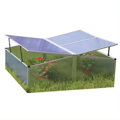 Protect your garden and extend your growing season with our Polycarbonate Walk-In Garden Fix Double Cold Frame.